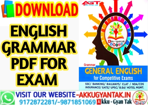 English grammar complete notes for English medium students by akku-gyan tak.