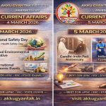4 and 5 March 2026 Current Affairs in Hindi by akku gyan tak । Daily Current affairs